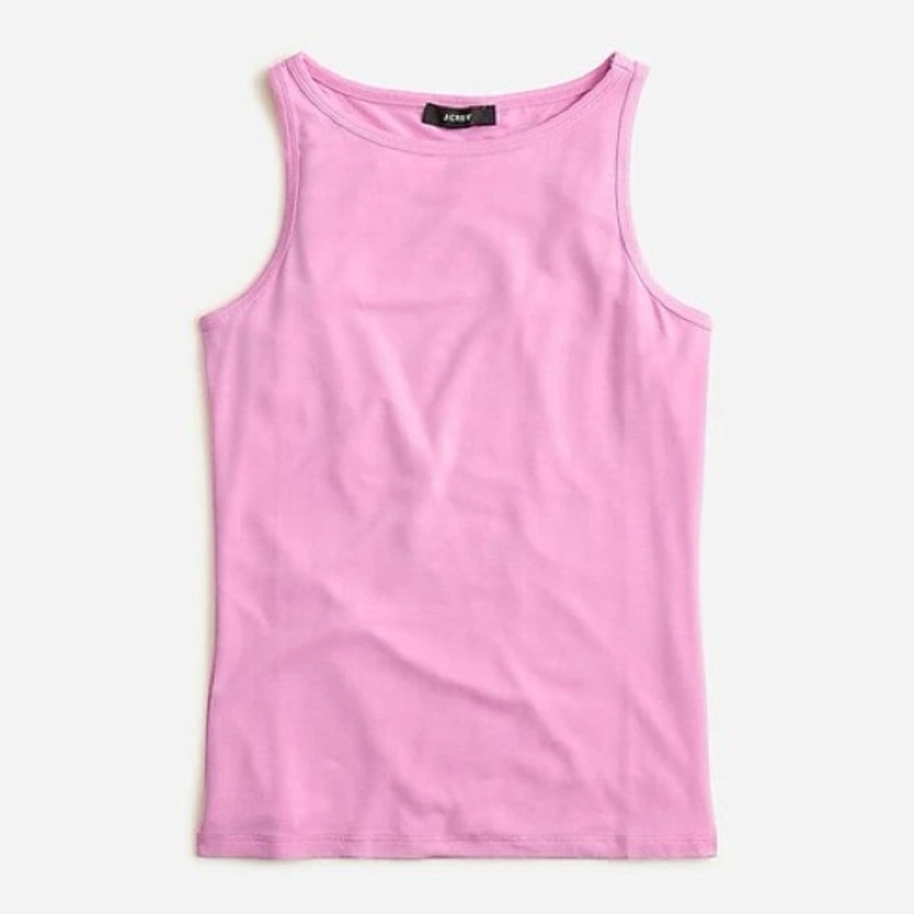 J. Crew FormKnit Suiting Shell Tank Top in Wild Orchid